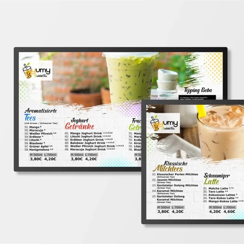 Ad LED Poster Frame for Restaurant Ultra Thin Light Box