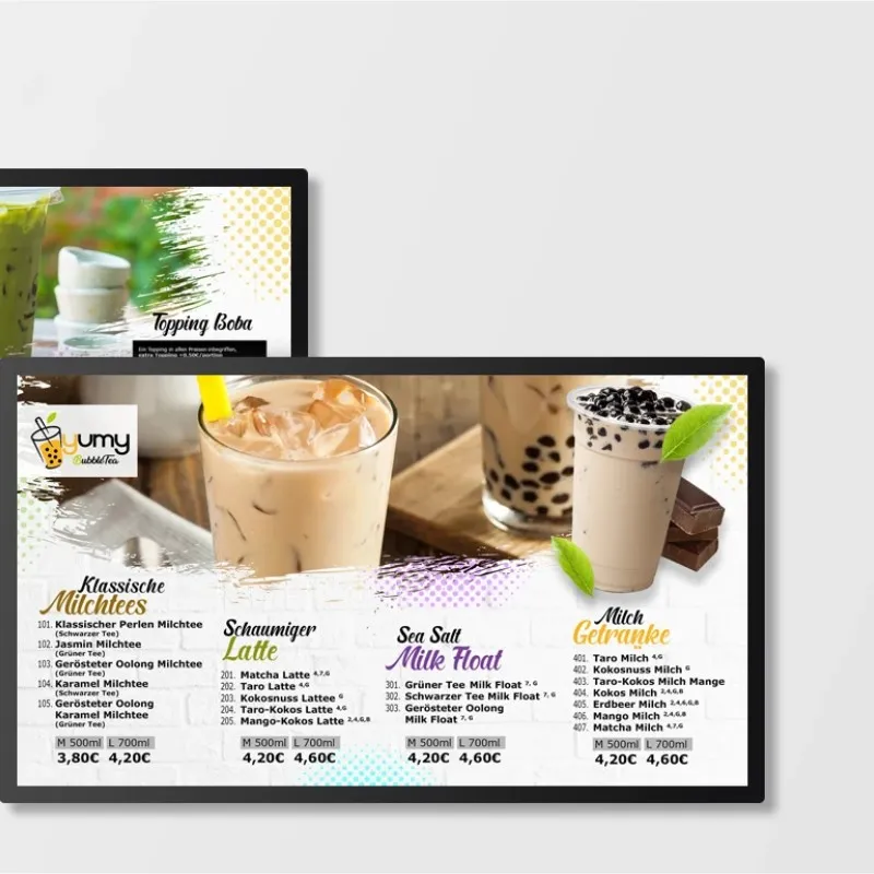 Ad LED Poster Frame for Restaurant Ultra Thin Light Box