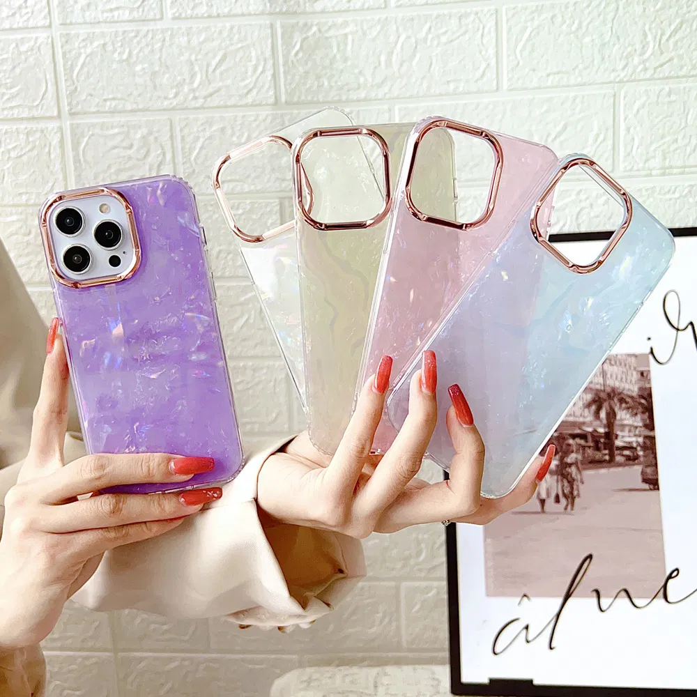 Ins Style Fancy Shell Electroplating Mobile Cell Cover for iPhone15 Phone Case for iPhone 11 12 13 14 PRO Plus Max