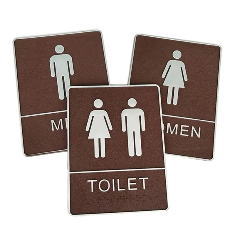 Bathroom Wall Sticker Woman Man Toilet Sign Home Hotel Washroom Door Signs