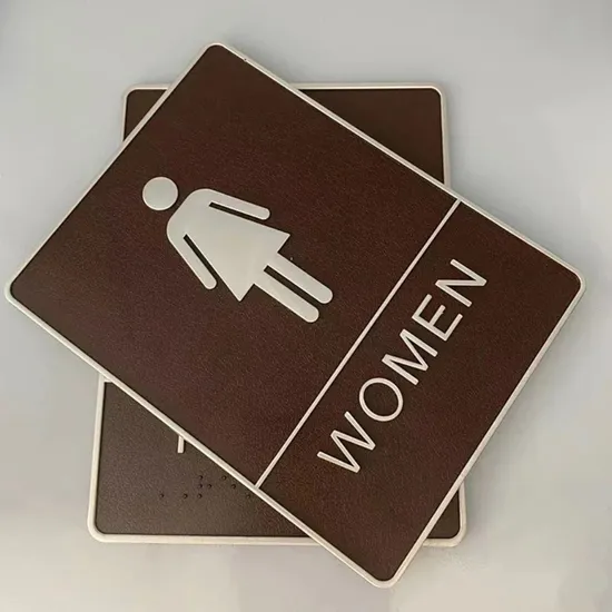 Bathroom Wall Sticker Woman Man Toilet Sign Home Hotel Washroom Door Signs