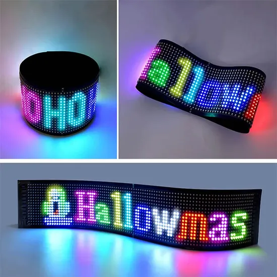 Bluetooth APP Control 5V USB Flexible LED Car Sign