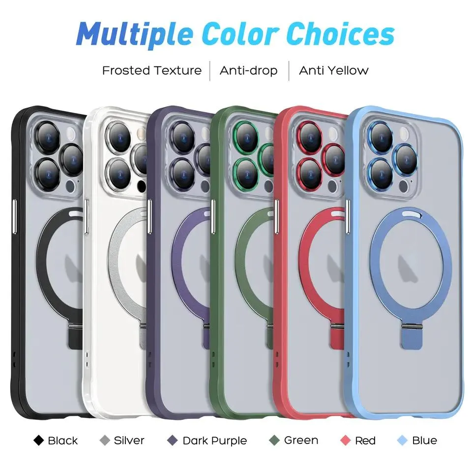 Magnetic Mobile Phone Case for iPhone 15 14 PRO Max Magsafe Case