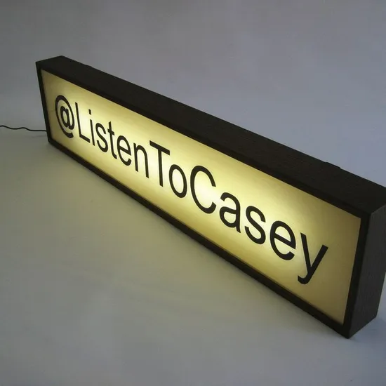 Custom Made Illuminated LED Light Box Sign Advertising Signage