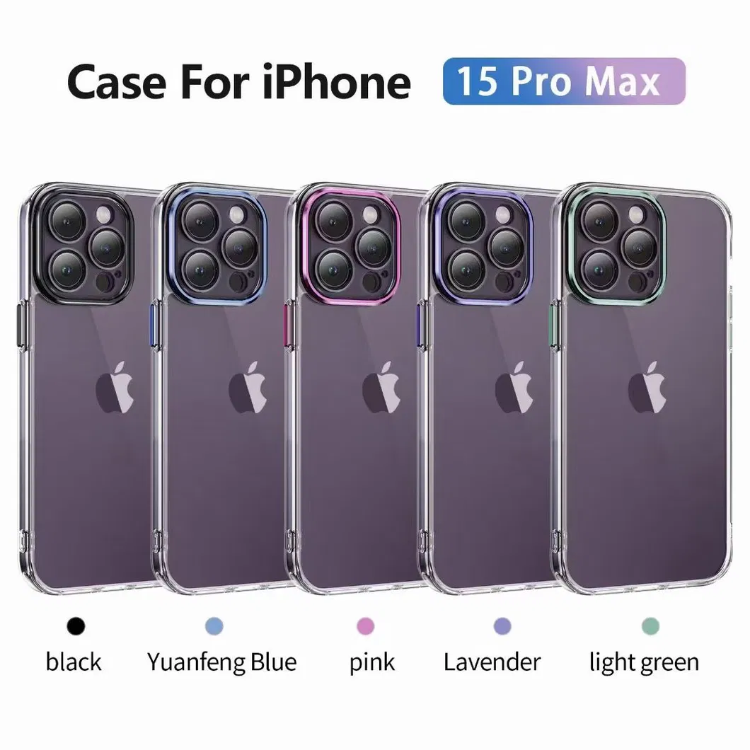 New Arrival Transparent PC Phone Case Luxury Glass Camera Protective Shockproof Case for iPhone 15 PRO Max 11 12 13 14 PRO Max