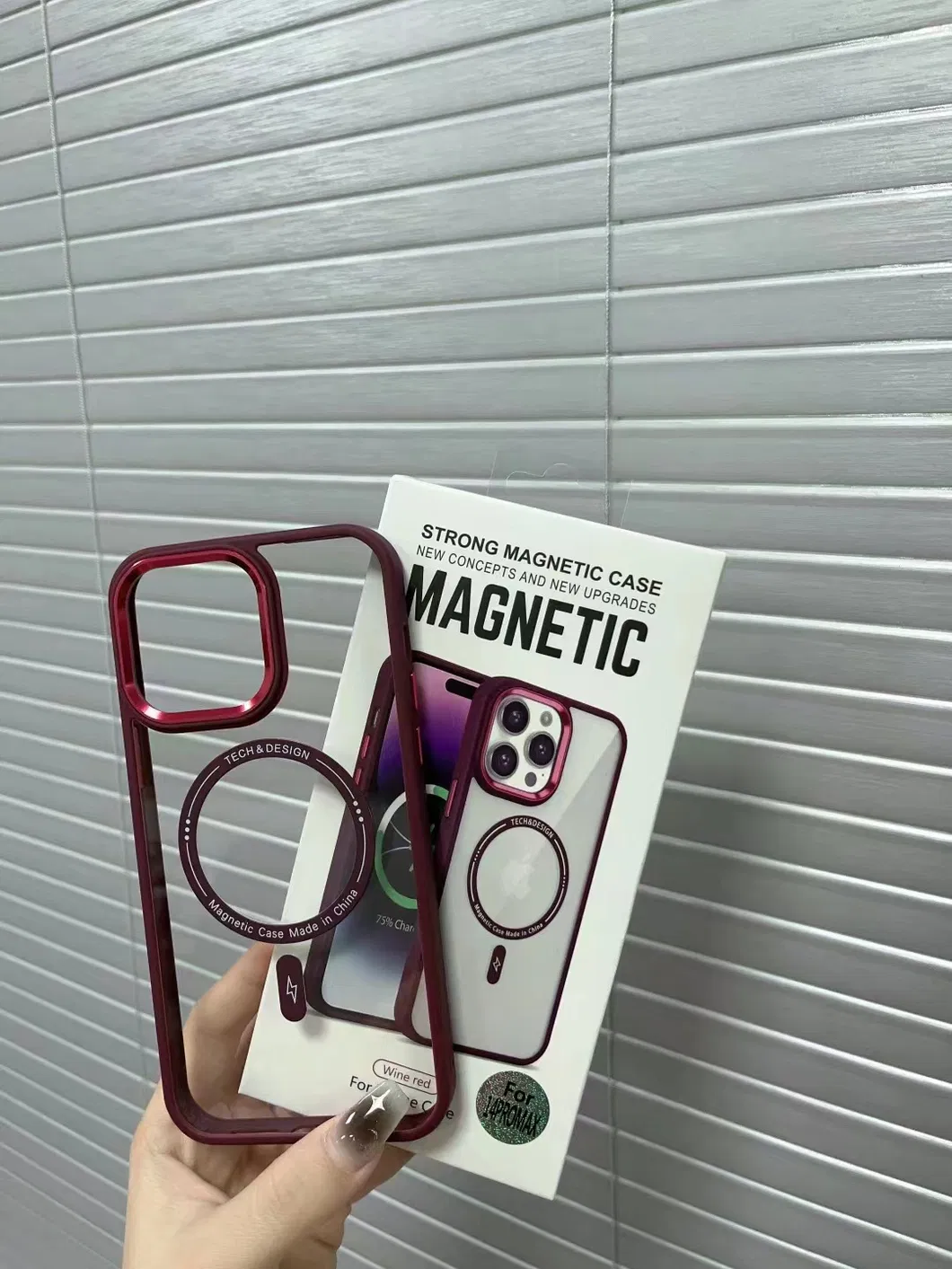 New Arriving for iPhone 16 Phone Case with Metal Lens Magsafe Box Package