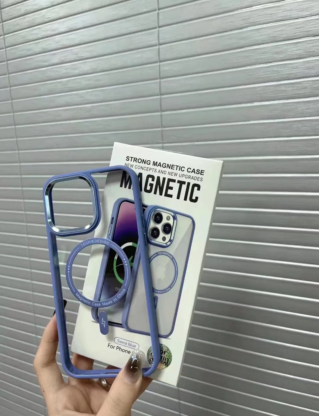 New Arriving for iPhone 16 Phone Case with Metal Lens Magsafe Box Package