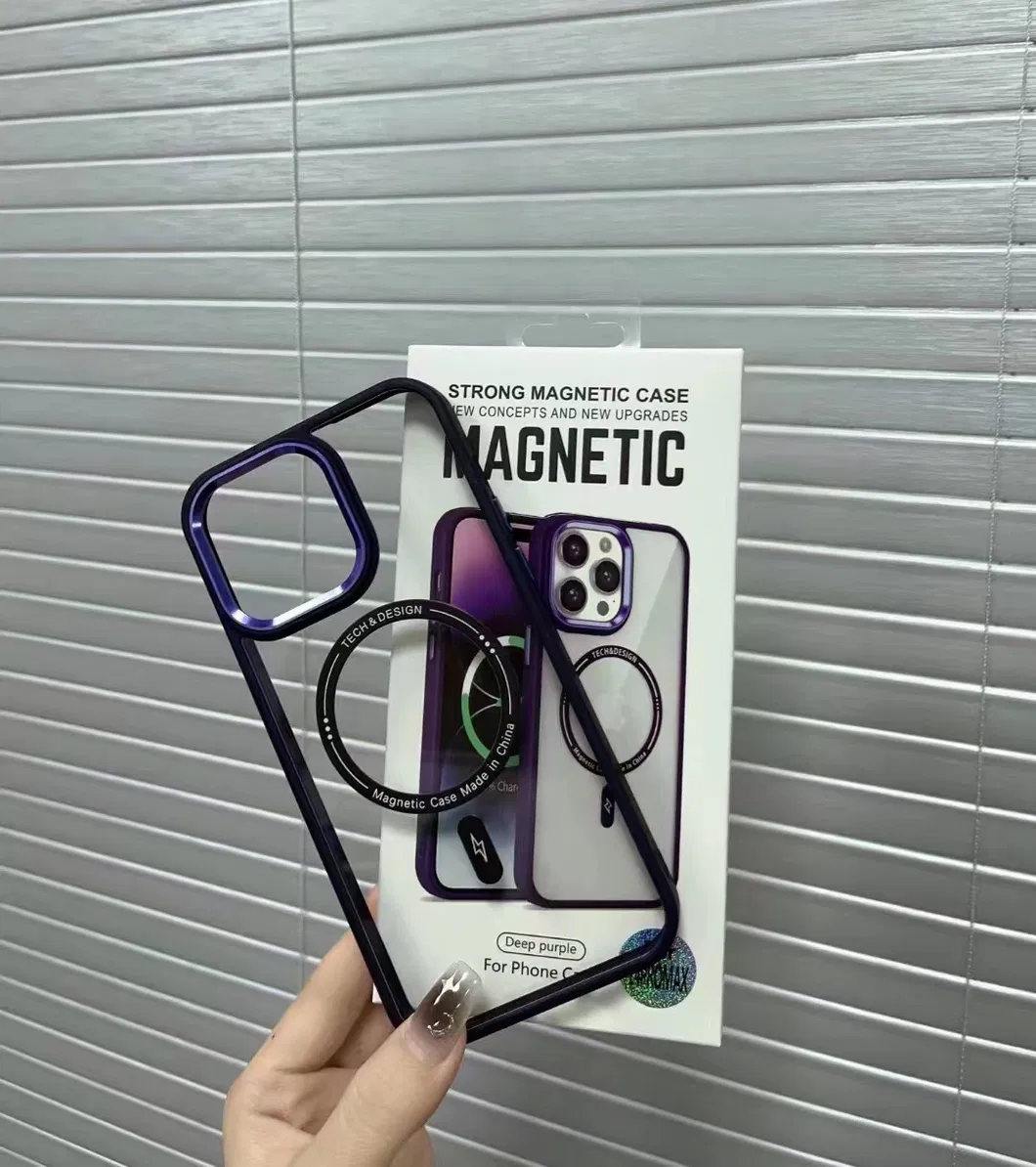 New Arriving for iPhone 16 Phone Case with Metal Lens Magsafe Box Package