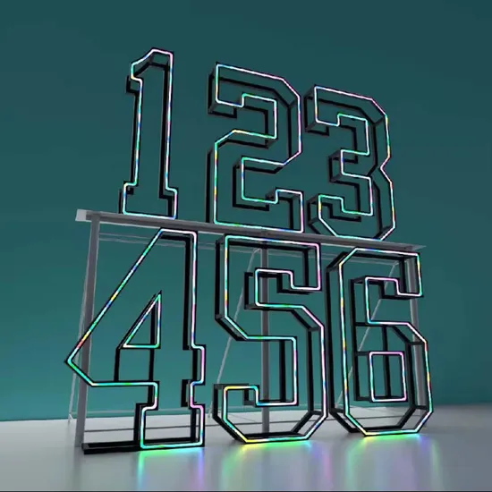 Erybaysign Custom Frame Neon Letter Number Signage