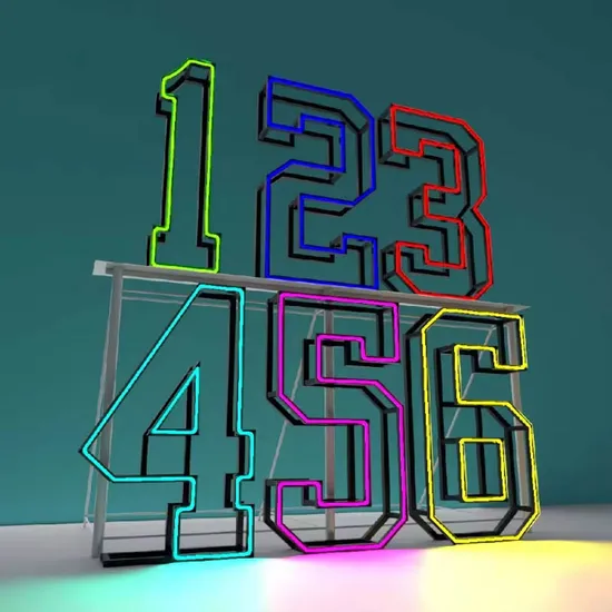 Erybaysign Custom Frame Neon Letter Number Signage