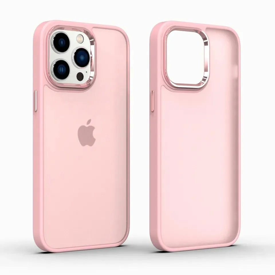 Translucent Smoked Matte Frosted Phone Case for iPhone 13 PRO Max Hard Back Cover TPU PC