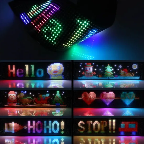 Flexible Programmable Scrolling Car LED Display Signage