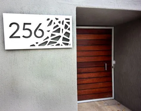 House Address Numbers House Number Sign Door Sign Outdoor Address Signage