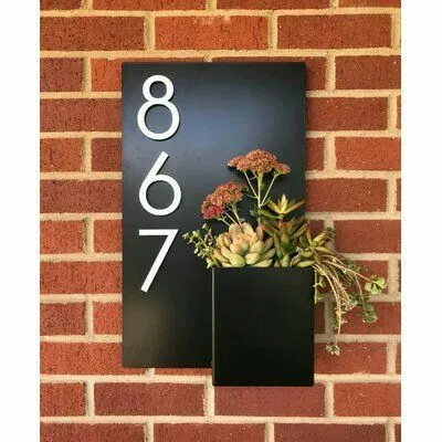 House Address Numbers House Number Sign Door Sign Outdoor Address Signage