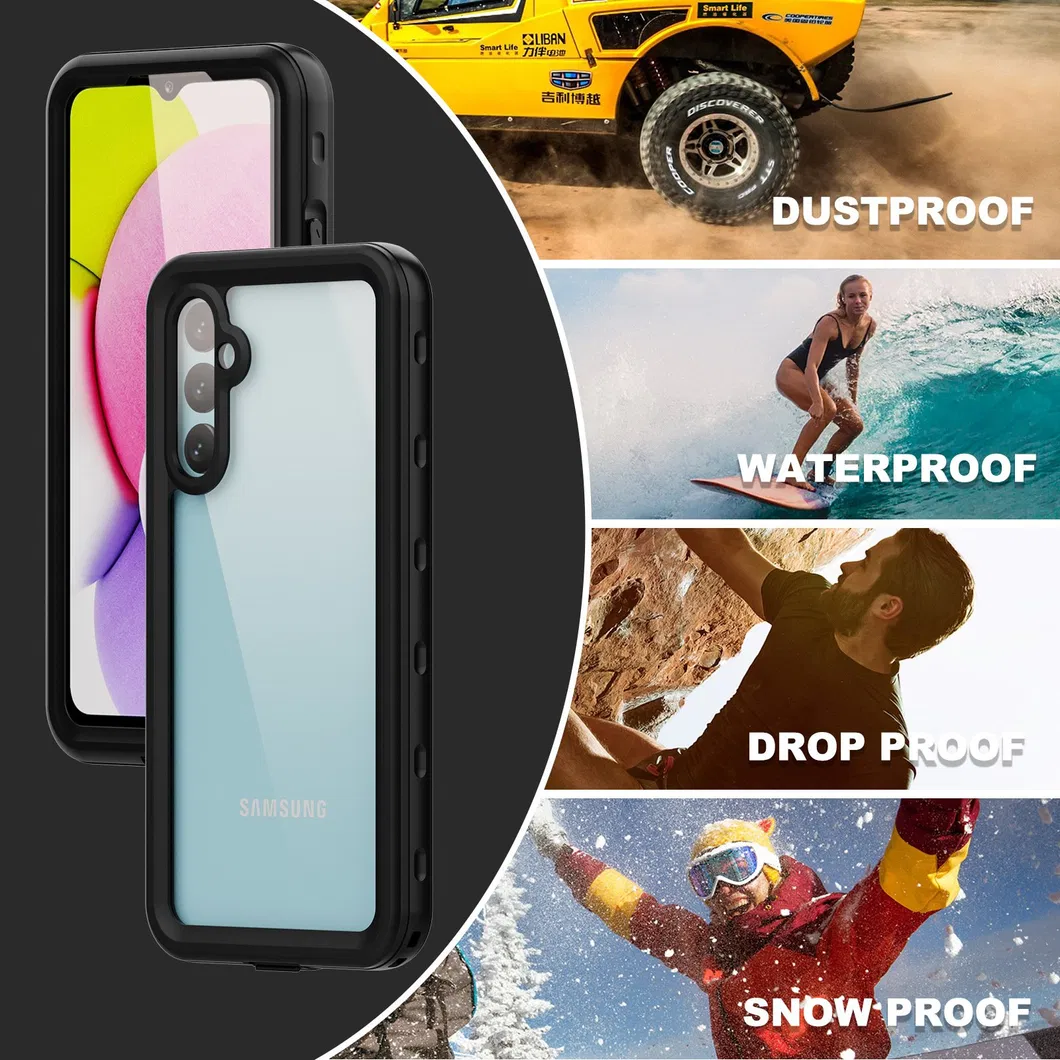 Waterproof 360 Full Cover Shockproof Mobile Phone Case for Samsung A14 A24 A34 A54-5g