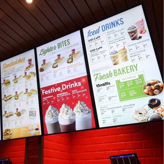 Illuminated LED Menu Backlit Advertising Order Light Box