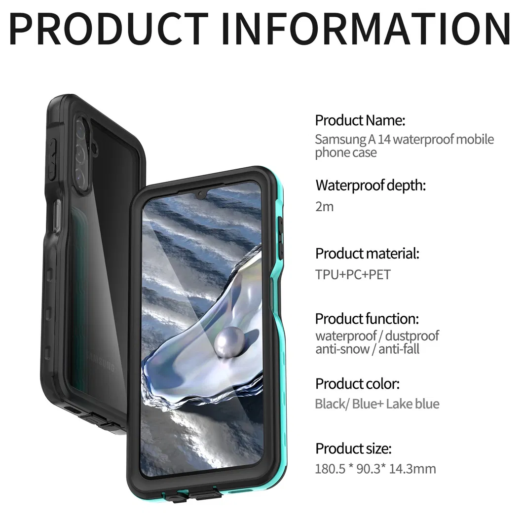 for Samsung A15 Diving Waterproof Phone Case Full Cover Protective Mobile Cover