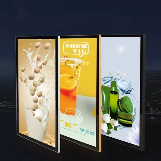 LED Poster Frame Magnetic Restaurant Light Box