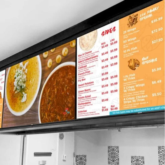 LED Poster Frame for Restaurant Marketing Products Advertising Light Box