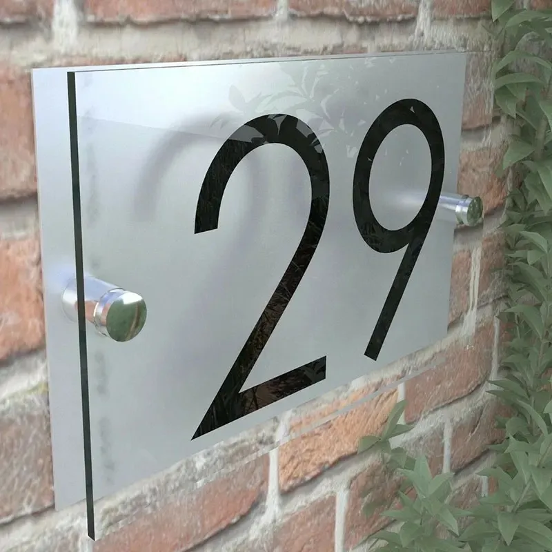 Logo Acrylic Office Number Street Number Sign House Number Company Name Sign