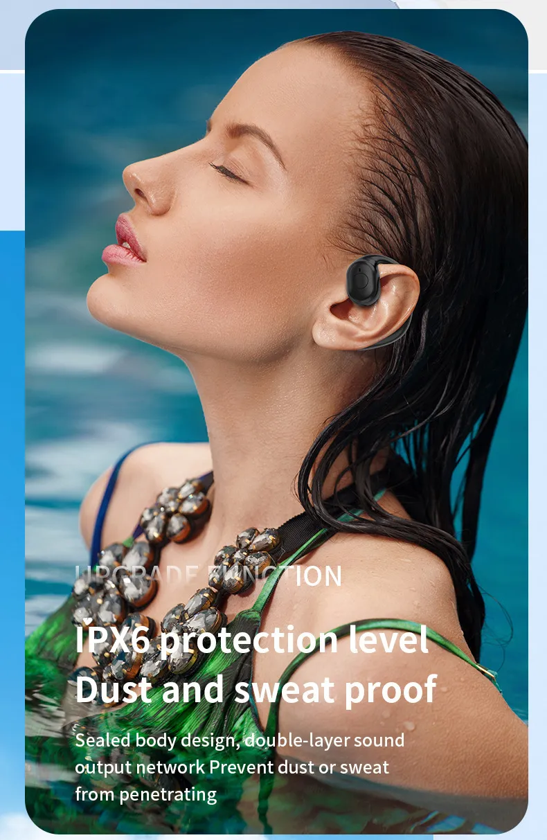 2023 New Bluetooth Ear Hook Headphone Ows Earplugs Wireless Airpod PRO Low Latency Noise Canceling Earpiece Earbuds Earphone