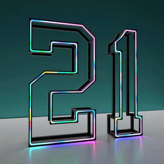 Light up Sign 3FT 4FT 5FT Marquee Letters Giant Neon Numbers