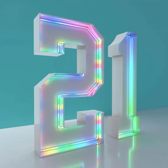 Light up Sign 3FT 4FT 5FT Marquee Letters Giant Neon Numbers