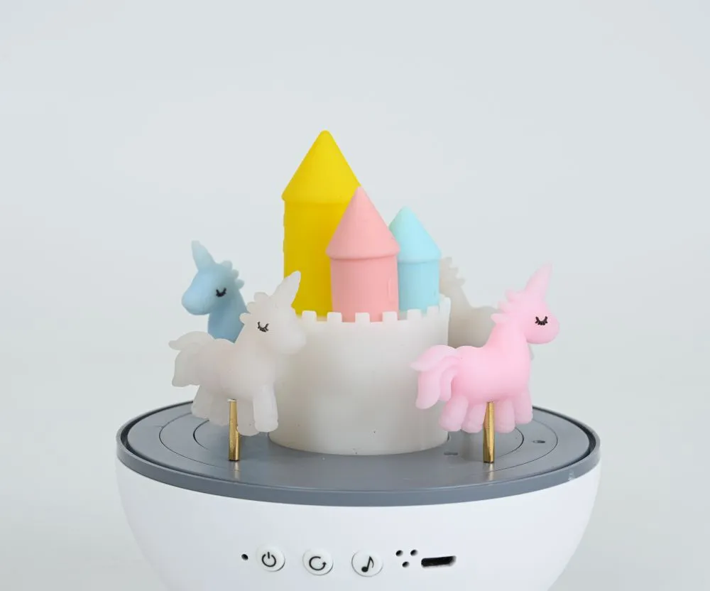 Plug-in Carousel Multiple Color Rotating Night Light