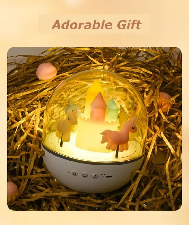 Romantic Kid′ S Night Light with Bluetooth Music Speaker