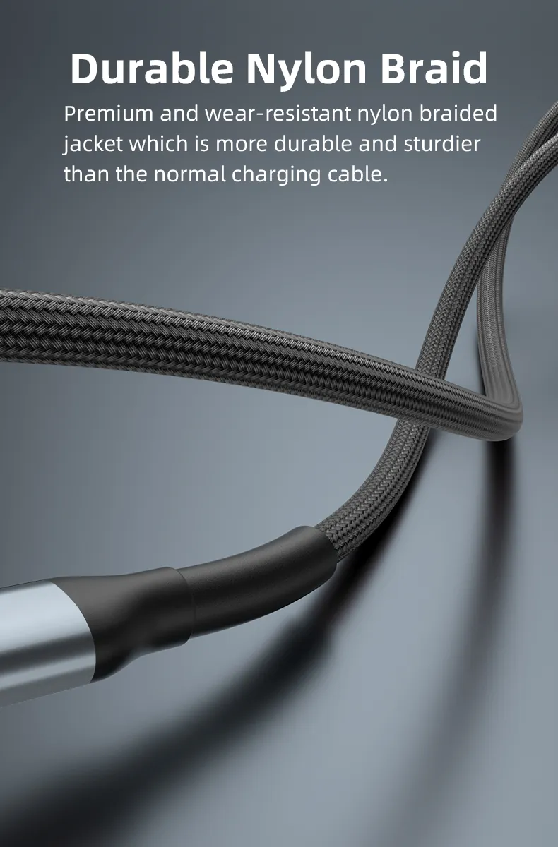 1 Meter 2 Meters Sr Lengthened Reinforced Upgraded Charging Data Cable Type-C to Lightning Charging Cable