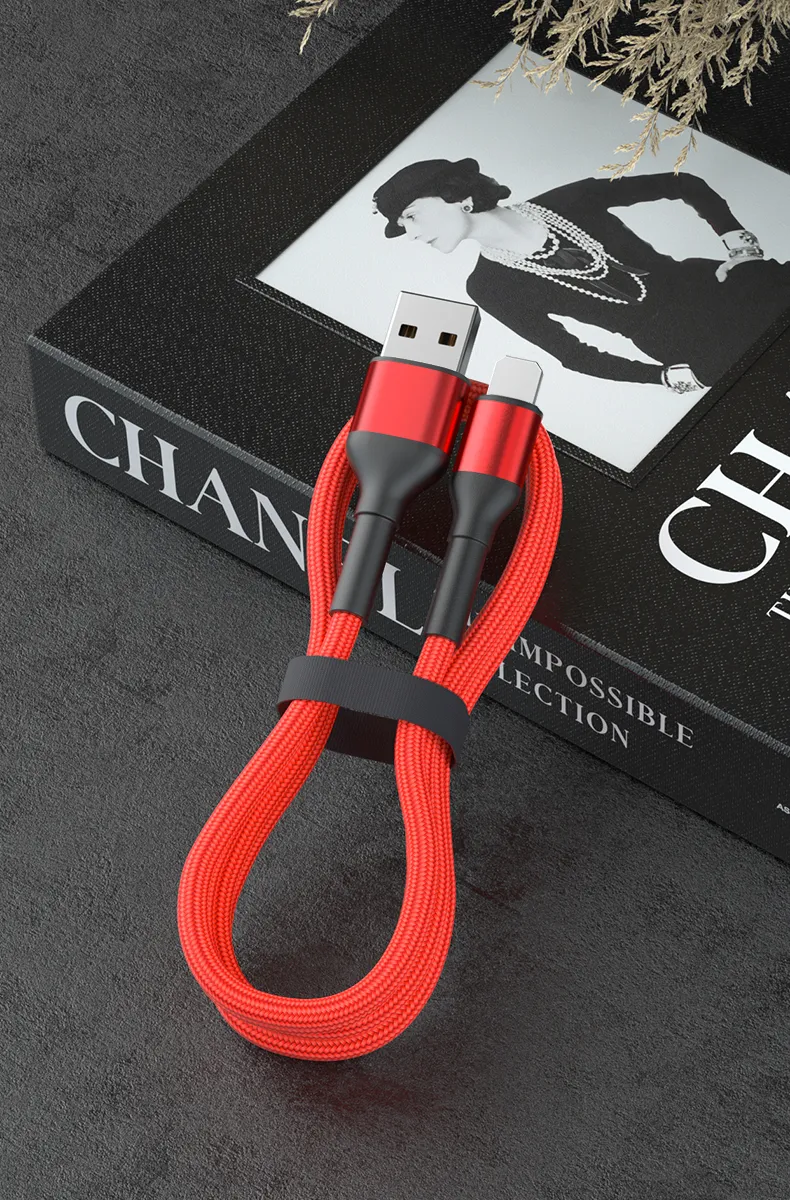 1 Meter 2 Meters Sr Lengthened Reinforced Upgraded Charging Data Cable USB to Lightning Charging Cable