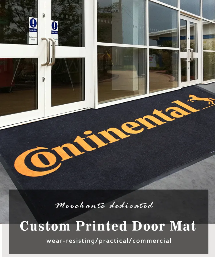 Custom Logo Design Mat for Shop Amazon Door Mat