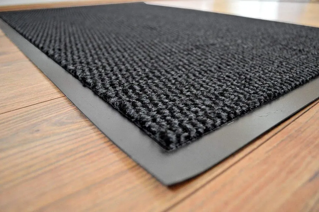 Custom Waterproof Washable PVC Outside Door Mats Anti-Slide Rubber Back Mat