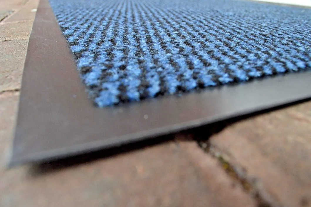 Custom Waterproof Washable PVC Outside Door Mats Anti-Slide Rubber Back Mat