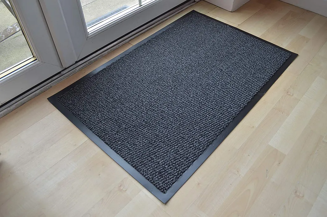 Custom Waterproof Washable PVC Outside Door Mats Anti-Slide Rubber Back Mat