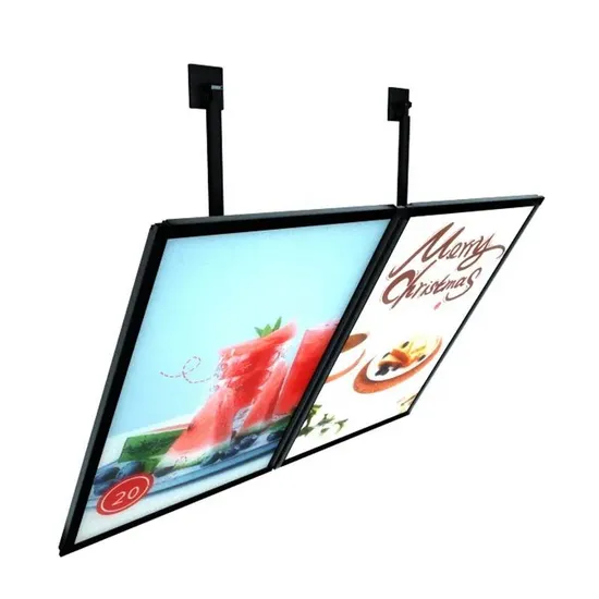 Ultra Thin Light Box Photo Frame Poster Aluminum Snap Frame LED Shop Signboard