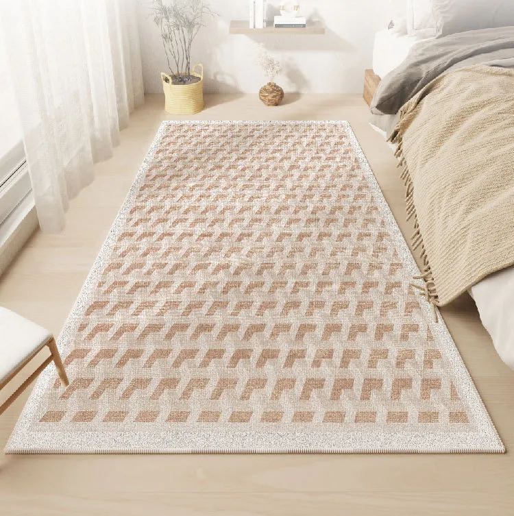 Fashion Style Geometric Printing Anti-Slip Mats Bedroom Rugs Carpets