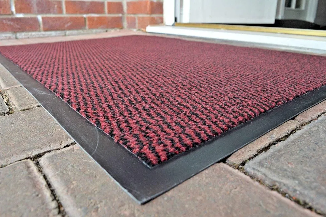 Gad Home Front Door Mat Waterproof and Washable PVC Outside Door Rugs