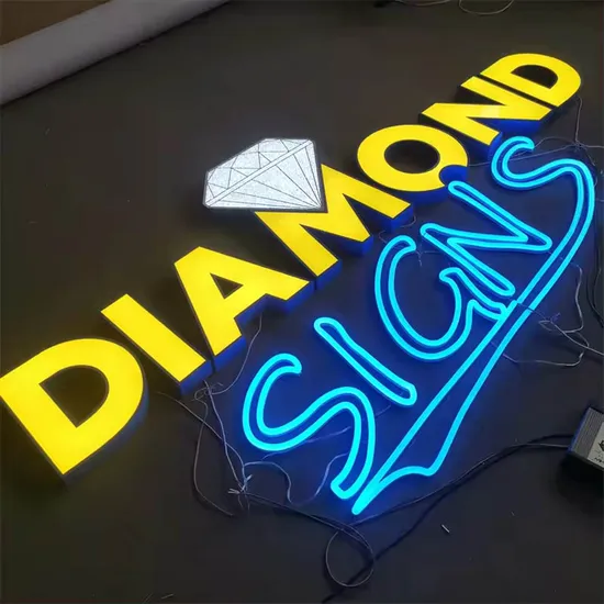 1set MOQ Custom Front Lit LED Channel Letter Illuminated Signage