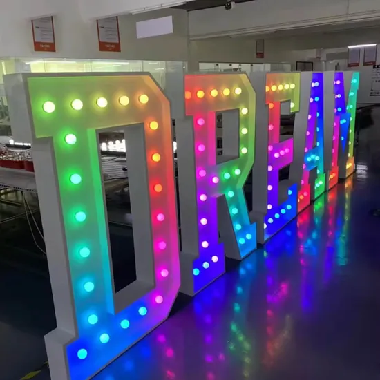 2024 Light up Large White a to Z 4FT Number Lights Marquee Letters with Wholesale Price