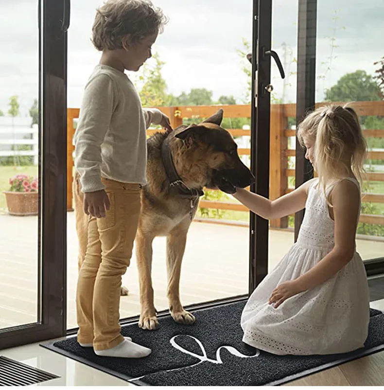 Indoor Outdoor Door Rug Non Slip Rugs Entryway PVC Door Mat