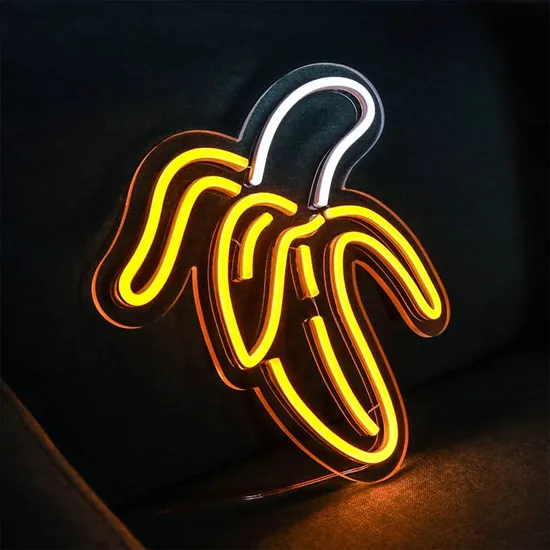 5V USB Banana Shape Flexible Neon Strip Cursive Handwriting