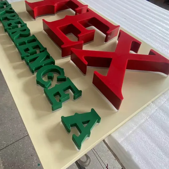 Acrylic Frontlit Sign Letters LED Light up Letter for Advertising Channel Letter Signage