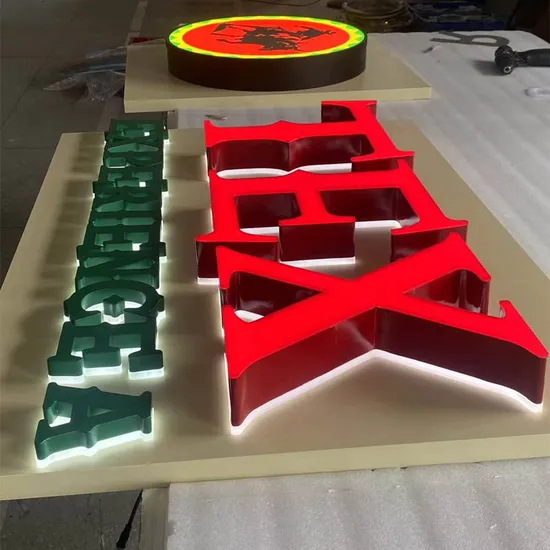 Acrylic Frontlit Sign Letters LED Light up Letter for Advertising Channel Letter Signage