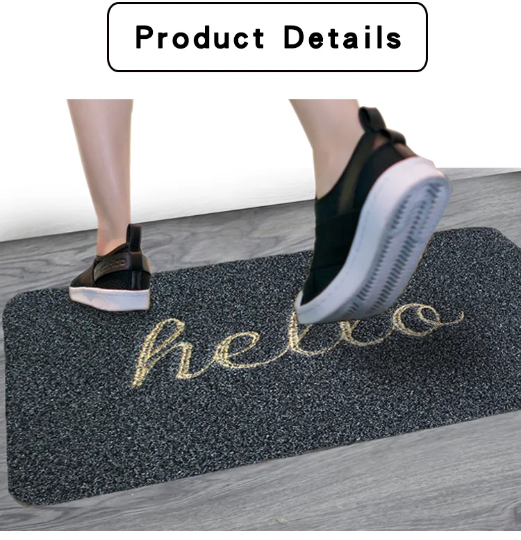 Polypropylene Scratch Ground Doormat Entrance Outdoor Door Mat