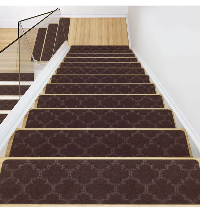 Satin Resistant Kids Safety Soft Step Staircase Carpet Non Slip Runner Rug