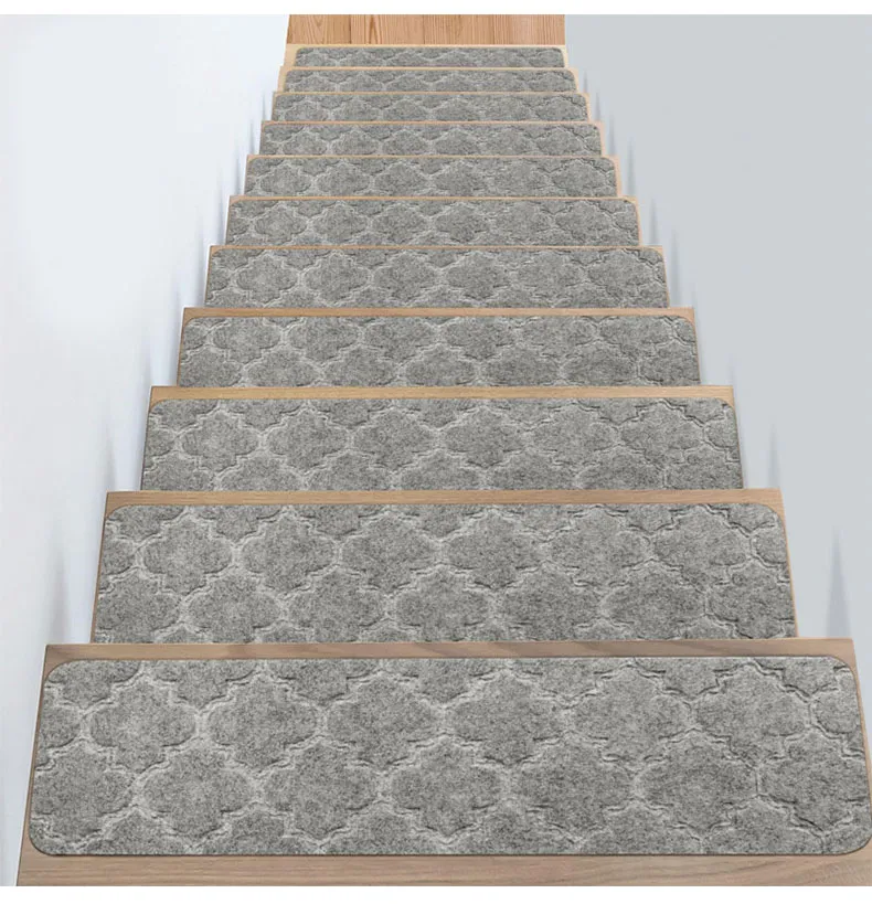 Satin Resistant Kids Safety Soft Step Staircase Carpet Non Slip Runner Rug