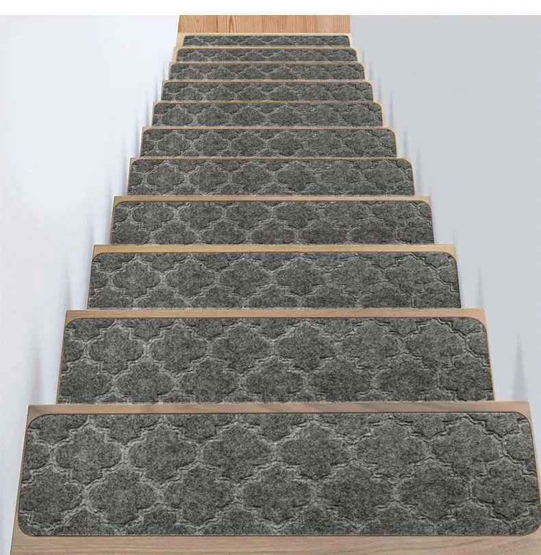 Satin Resistant Kids Safety Soft Step Staircase Carpet Non Slip Runner Rug