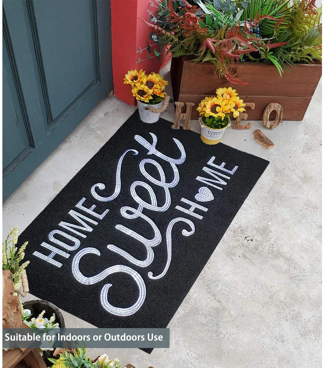 Sweet Home Universal Door Mat with Outdoor Indoor Entrance Doormat