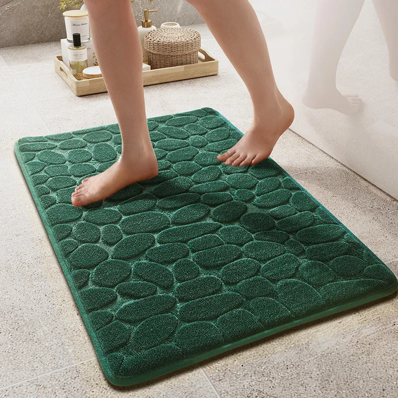 Thickened Sponge Absorbent Bathroom Toilet Sink Foot Pad Memory Foam Bath Mats